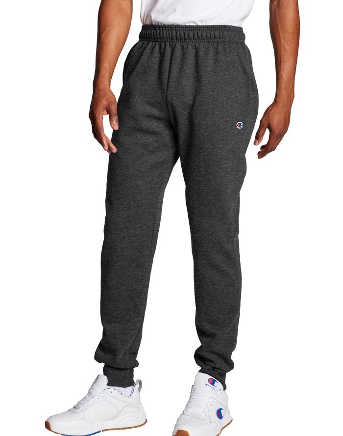 Jogger Champion Hombre - Powerblend Fleece ( Gris Oscuro ) 1439257-VN